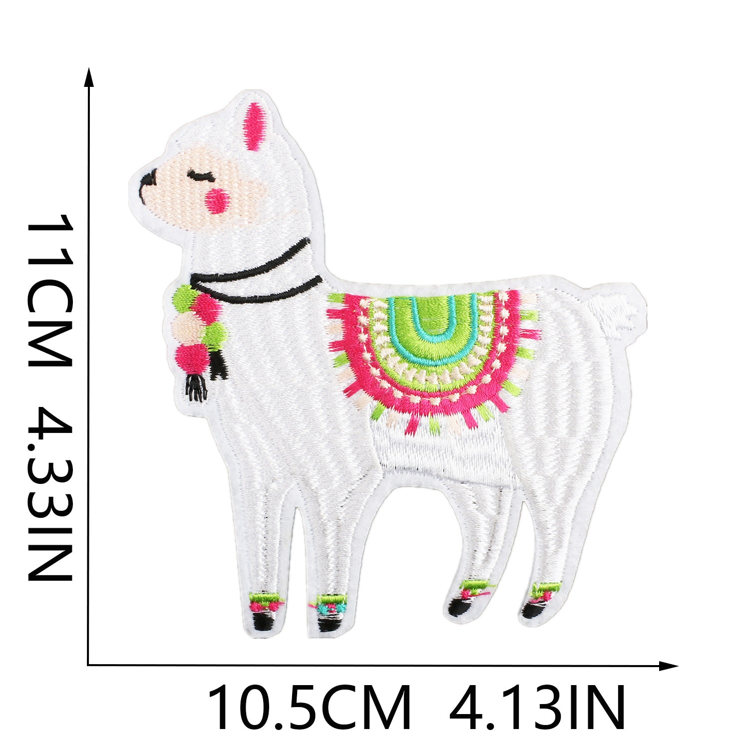 Wholesale Cartoon alpaca embroidery cloth patch clothes desert camel patch